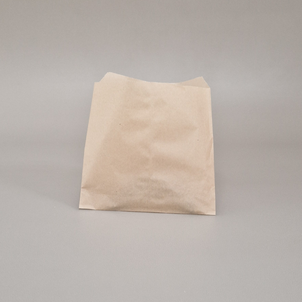 SAQUETA EM PAPEL KRAFT ANTI-GORDURA 12 x 12 cm