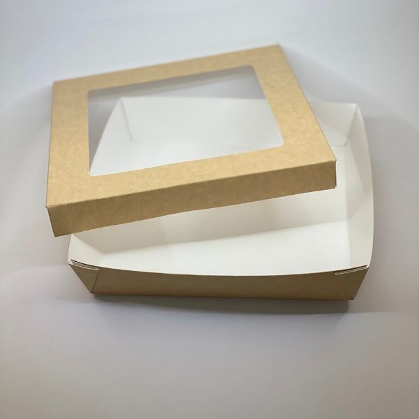 CAIXA COM TAMPA COM JANELA 1000 ml