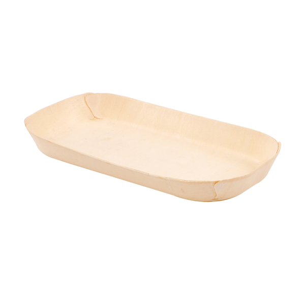 BANDEJA RECTANGULAR EM MADEIRA 14,5 x 7 X 1,3 cm