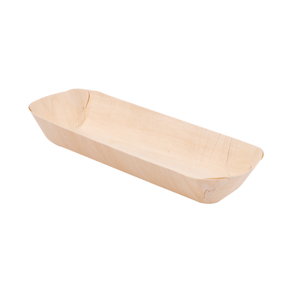 BANDEJA RECTANGULAR EM MADEIRA 19,5 x 7,5 x 2,7 cm