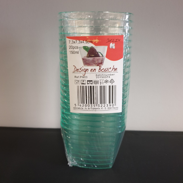 TAÇA QUADRADA 150 ml