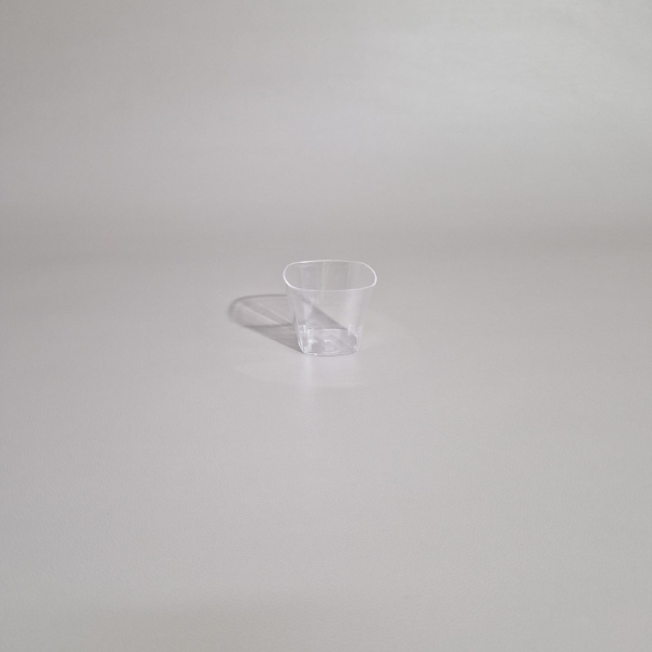 TAÇA QUADRADA TRANSPARENTE 60 ml