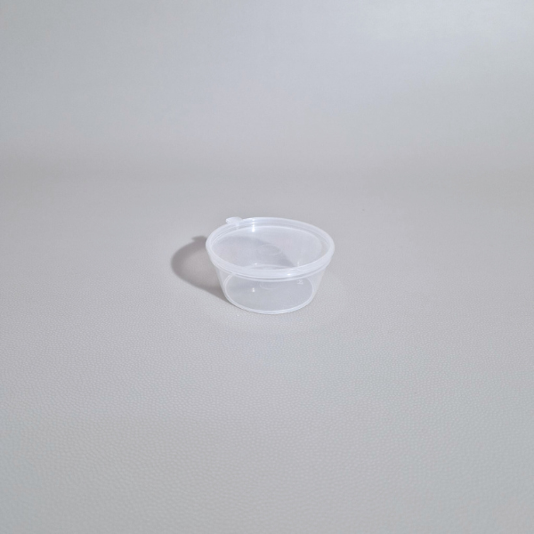 CAIXA PARA MOLHO COM TAMPA PP 60 ml