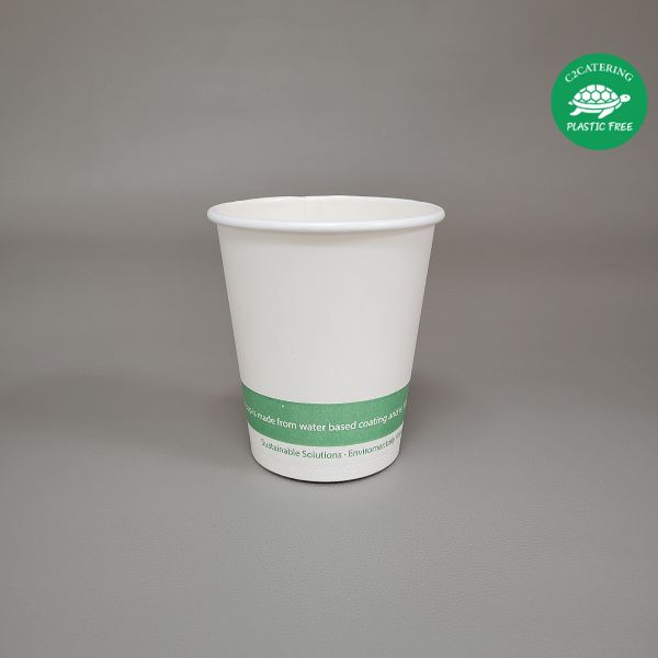 COPO PAPEL BRANCO "WATER BASE" 240 ML