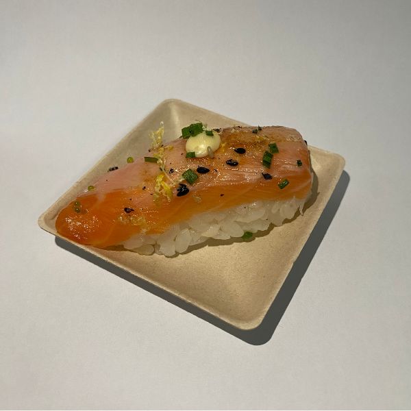 MINI PRATO QUADRADO EM FIBRA DE CANA AÇÚCAR