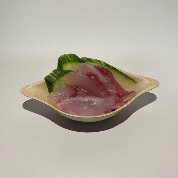 MINI PRATO "LIMÃO" EM FIBRA DE CANA DE AÇÚCAR