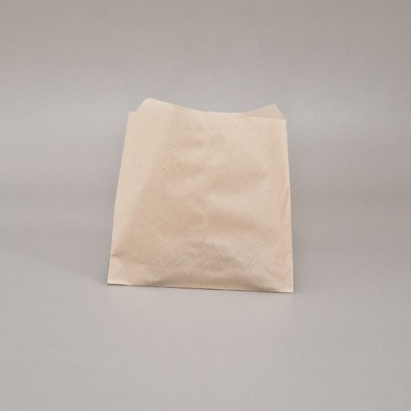 SAQUETA EM PAPEL KRAFT ANTI-GORDURA 12 x 12 cm