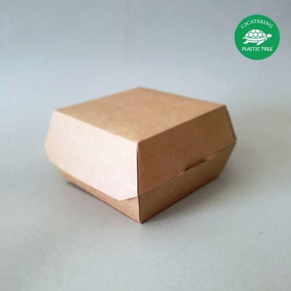 CAIXA DE HAMBURGER GRANDE 140 x 140 x 80 mm CAIXA DE HAMBURGER GRANDE 140 x 140 x 80 mm