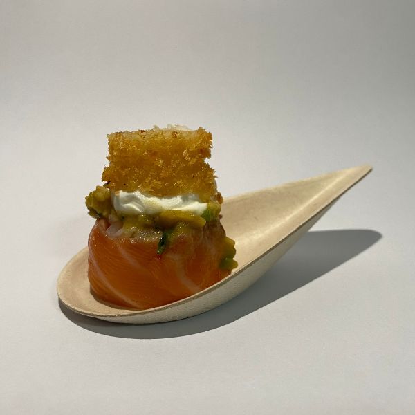 COLHER GOUTTE EM FIBRA DE CANA DE AÇÚCAR