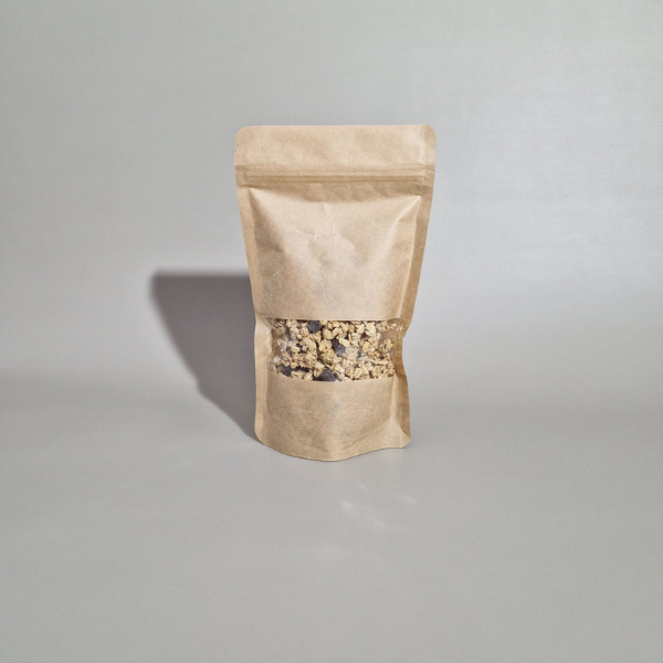 BOLSA COM JANELA E AUTO- FECHO - 250 gr BOLSA COM JANELA E AUTO- FECHO - 250 gr