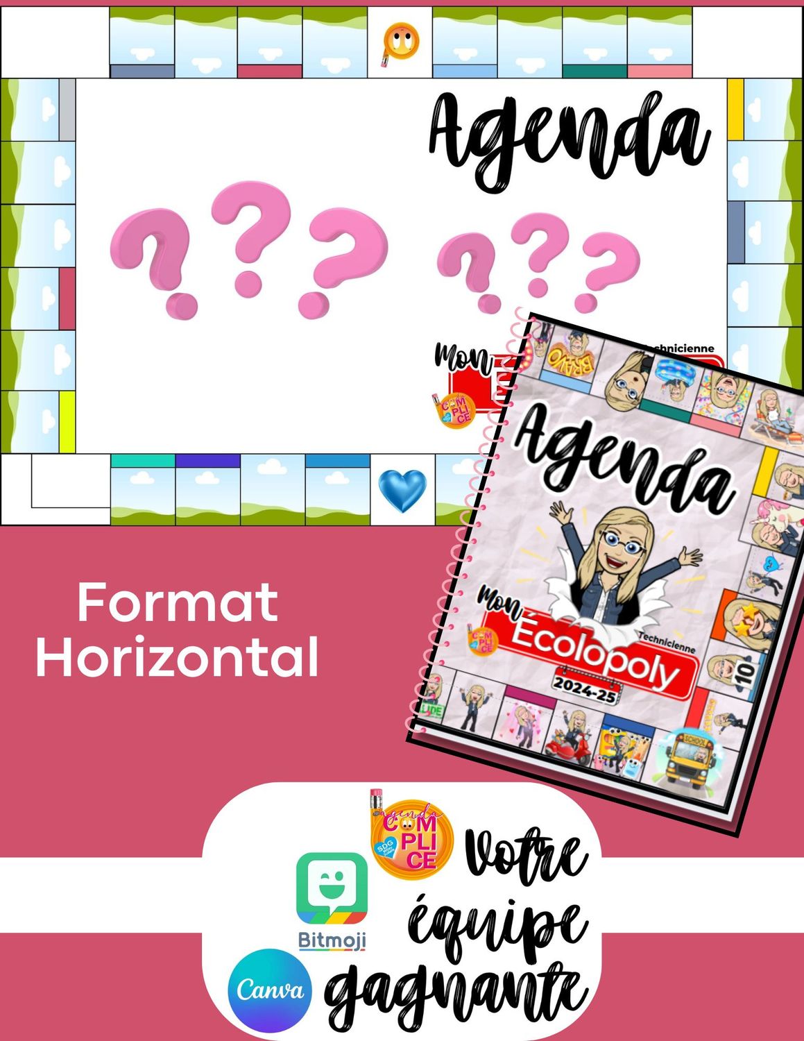 Modèle-Technicienne pour utiliser dans l&#39;application Canva