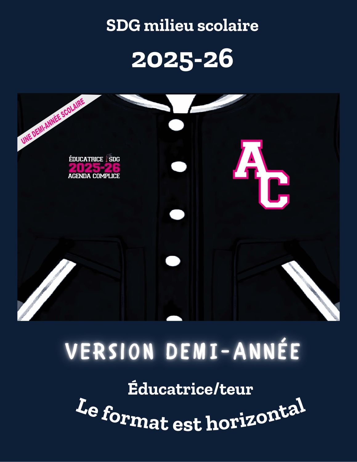 Agenda Complice: DEMI-ANNÉE 2025-26 - Éducatrice en SDG en milieu scolaire