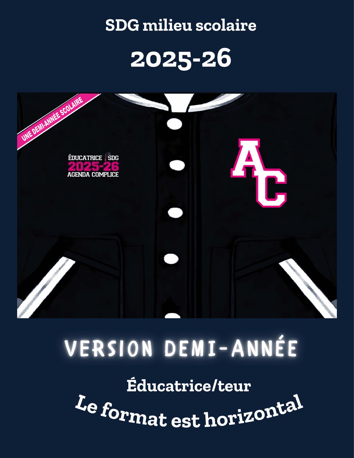 Agenda Complice: DEMI-ANNÉE 2025-26 - Éducatrice en SDG en milieu scolaire