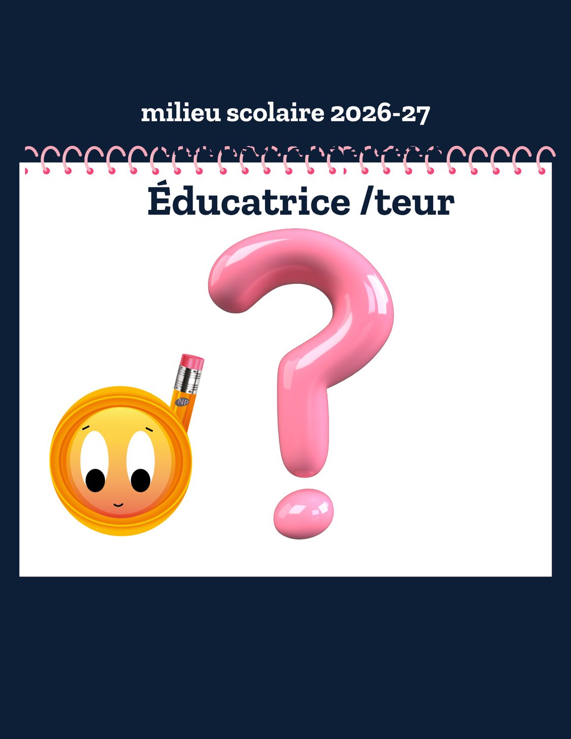 Agenda Complice de l'Éducatrice 2026-27