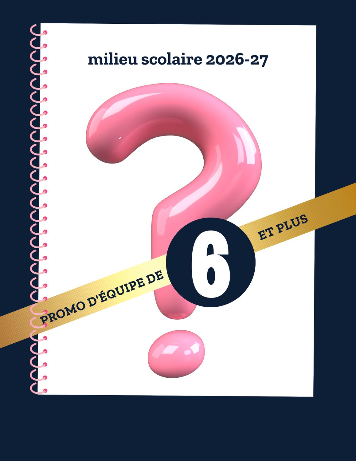 ❤️ PROMO-Équipe 6 et +