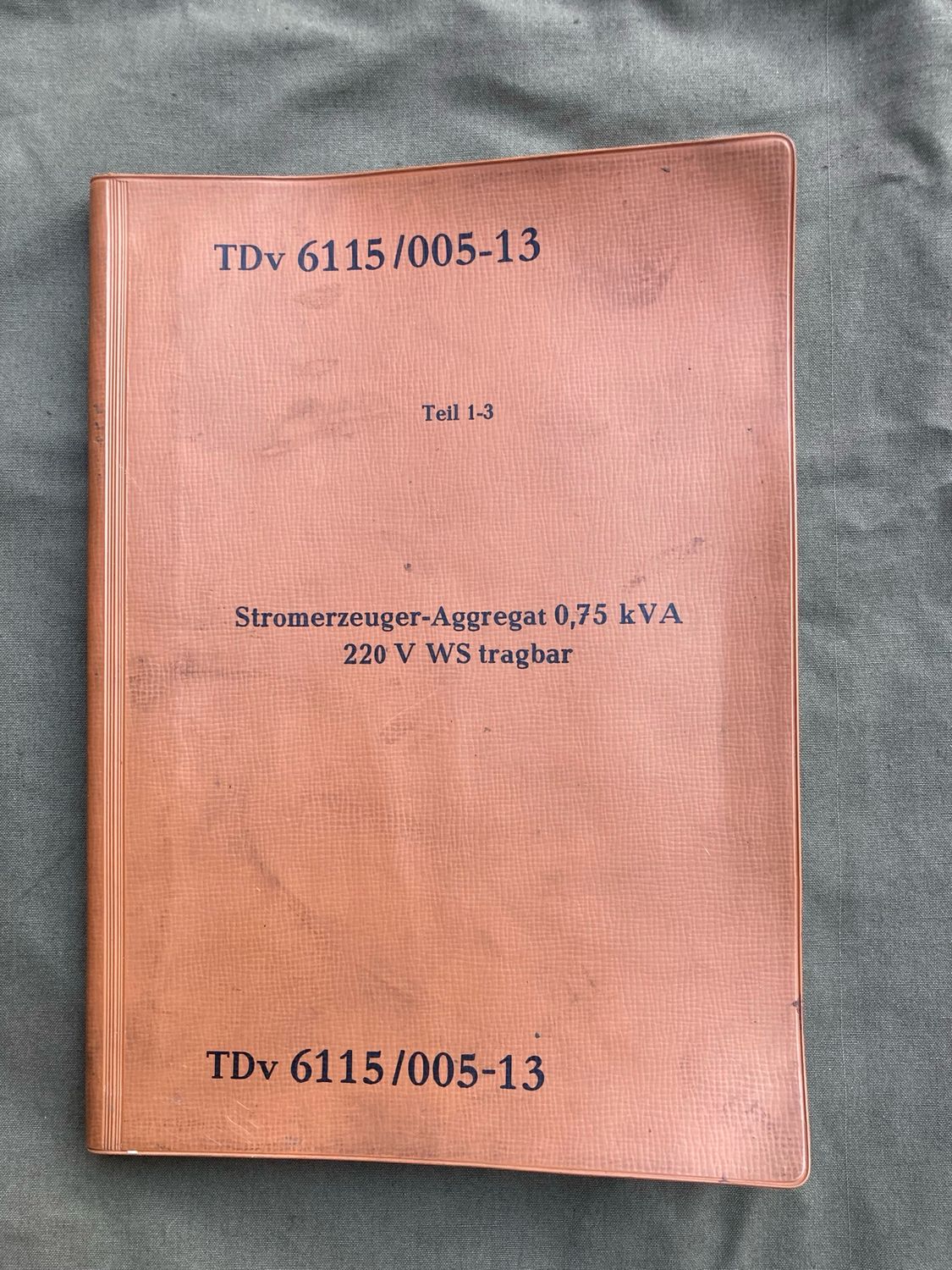 TDv Stromerzeuger 0,75 kVA 220 V