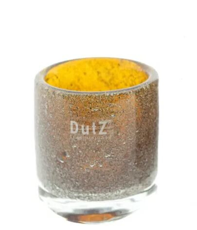 Dutz Cillinder Vase Galaxy Amber Bubbles