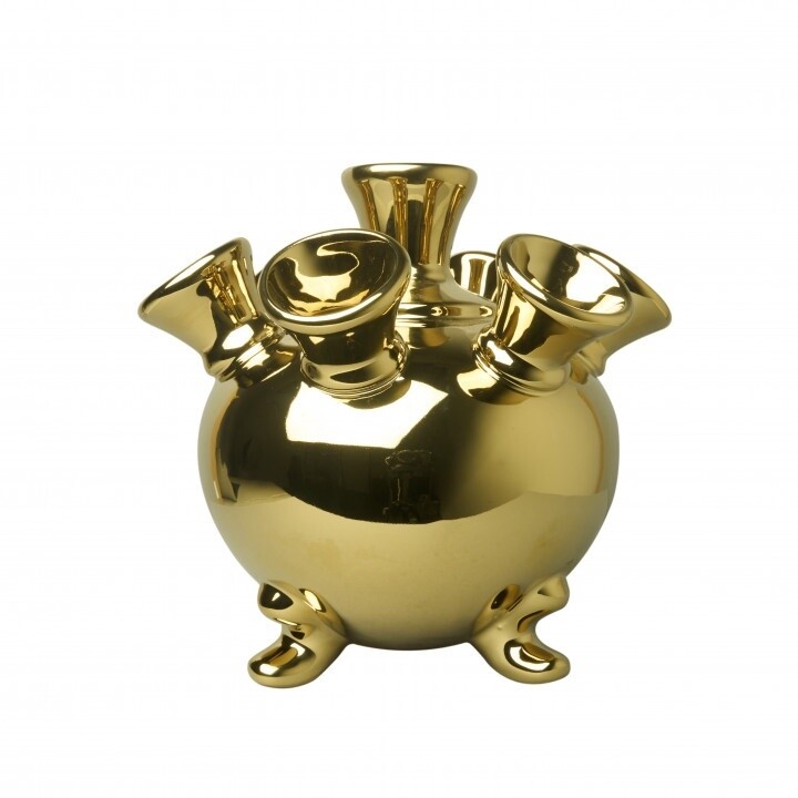 Gouden Tulpen Vaas op pootjes