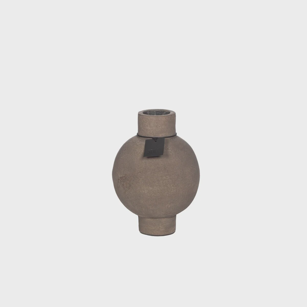 Bol Vase Oval M Dark