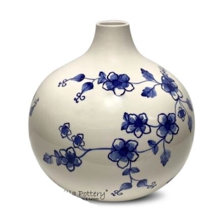 Dutch Vase Blue Tear XL