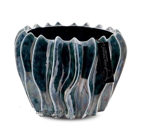 Vase Corsica Low Green
