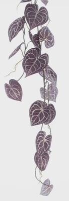 Anthurium leaf garland red