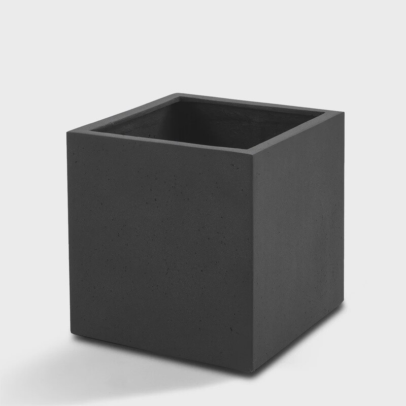 Grigio Cube 60 with wheels - Anthracite