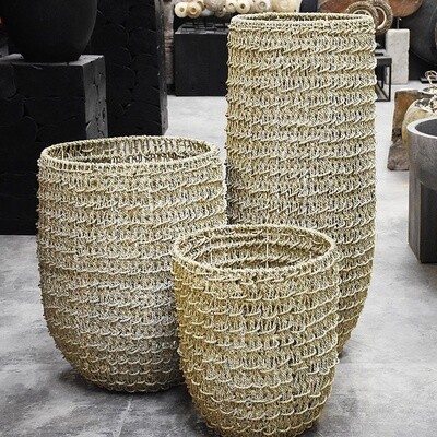 Seagrass mand hoog 50 x 125 cm