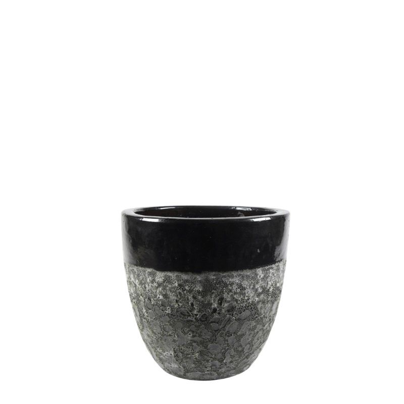 Lava Vase Black 24 x 30