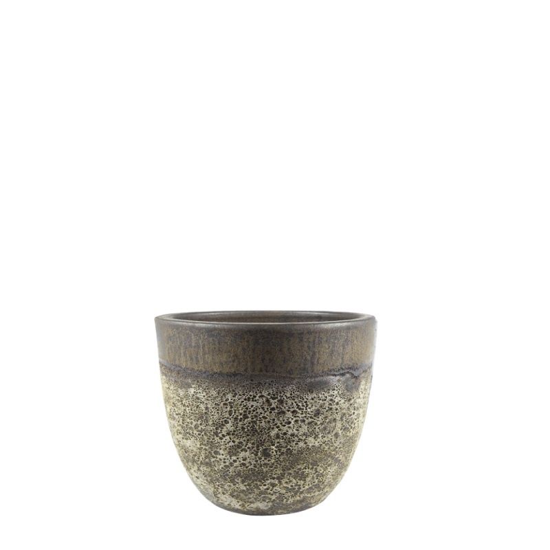Lava Vase Bronze 25 x 22