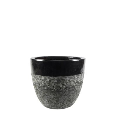 Lava Vase Black 34 x 30