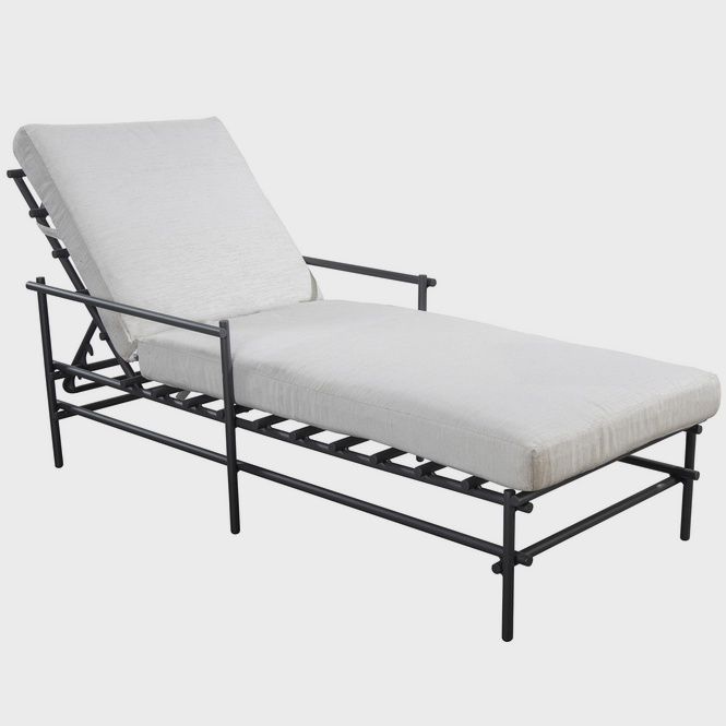 Ligbed Yoi Ki Lounger Alu Dark Grey