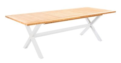 Tuintafel Wakai 236×100 cm White Teak