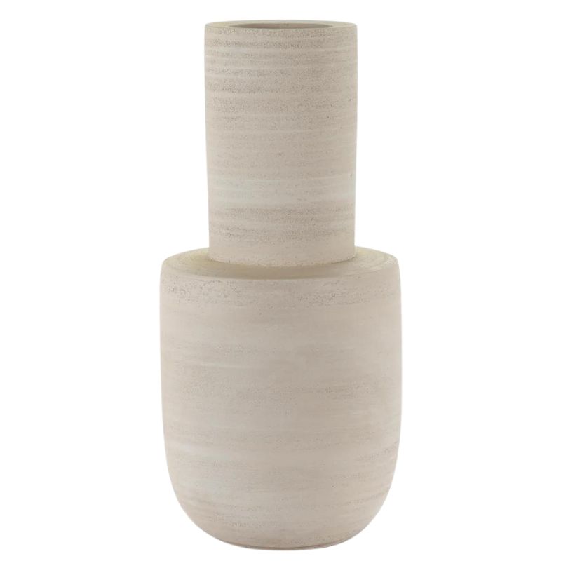 Vase XL beige volumes by Piet Boon