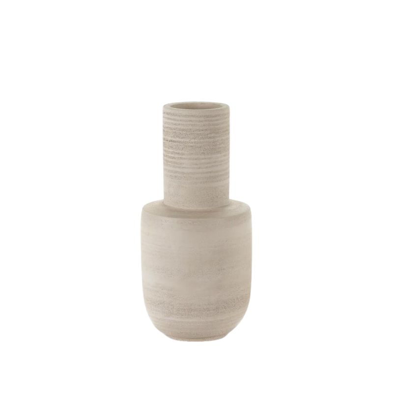 Vase M beige volumes by Piet Boon