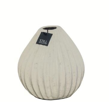 Vase Fan Beige