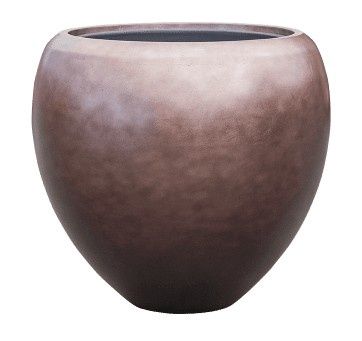 Couple Matt Coffee, Size: 50x45 cm (diameter x hoogte)