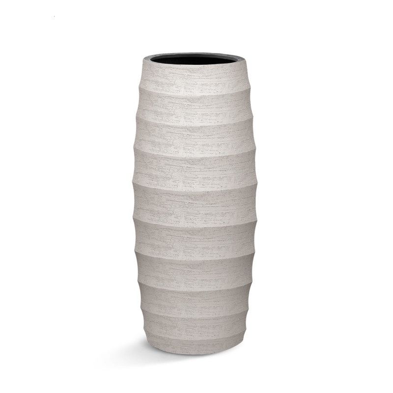 Bordo Modern Vase Sand, Size: 30x70 cm (diameter x hoogte)