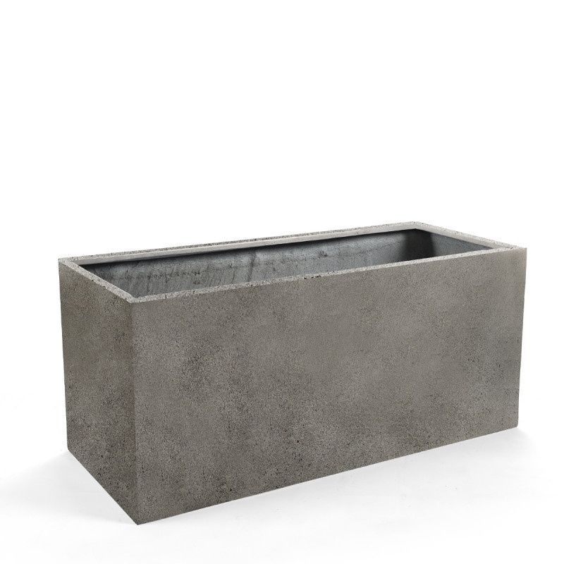 Grigio Box Natural Concrete, Size: 60x20x20 cm (lengte x diepte x hoogte)