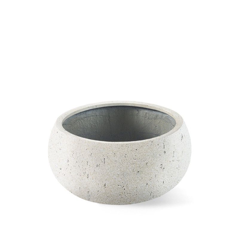 Grigio Low Balloon Antique White, Size: 26x13 cm (diameter x hoogte)