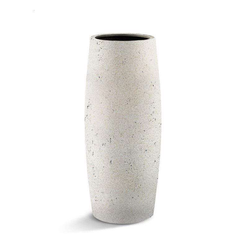 Grigio Modern Vase Antique White, Size: 30x70 cm (diameter x hoogte)