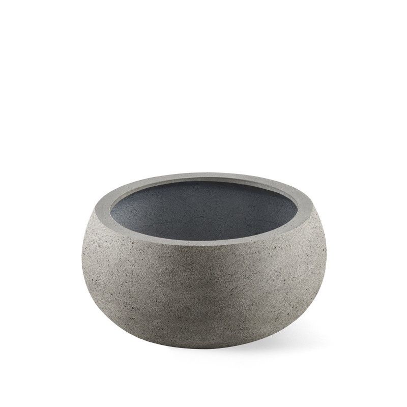 Grigio Low Balloon Natural Concrete, Size: 26x13 cm (diameter x hoogte)