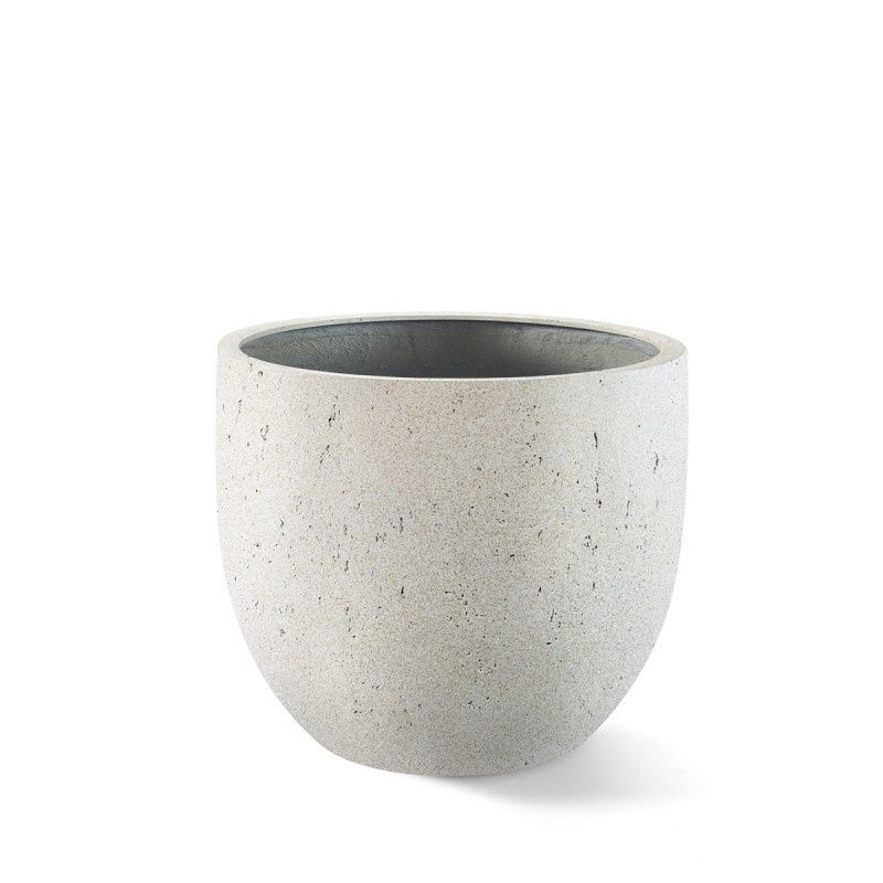 Grigio New Egg Pot Antique White, Size: 36x31 cm (diameter x hoogte)