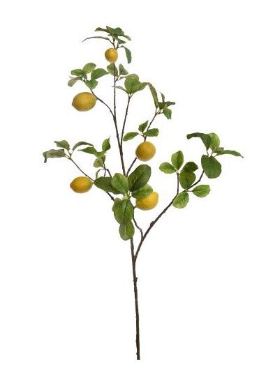 Lemon branch 104cm yellow