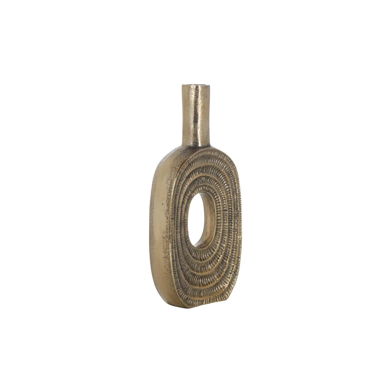 Vase Emar brushed gold S