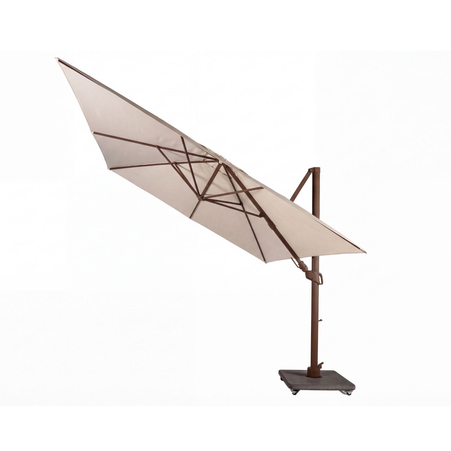 Parasol Cavalo 300x300 cm, Kleur:: Brons / Natural