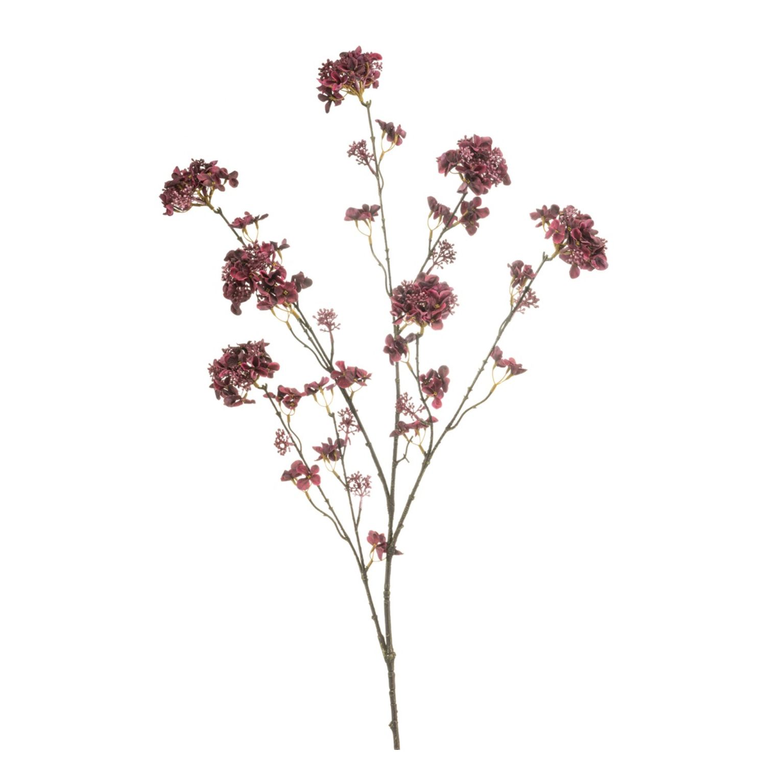 Hydrangea maple spray burgundy
