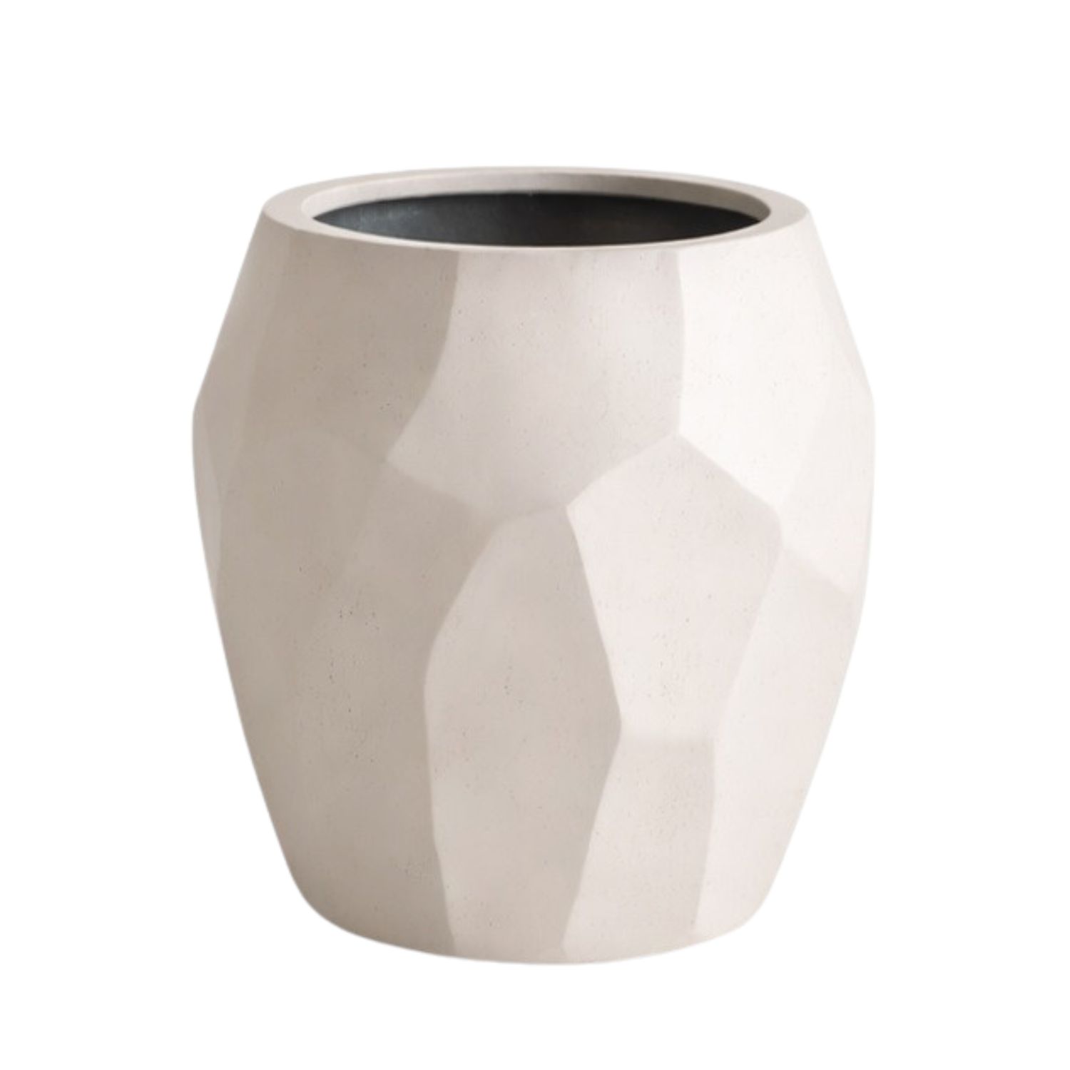 Liscio Facet Pot Camel Sand, Size: 37 x 41 cm (diameter x hoogte)