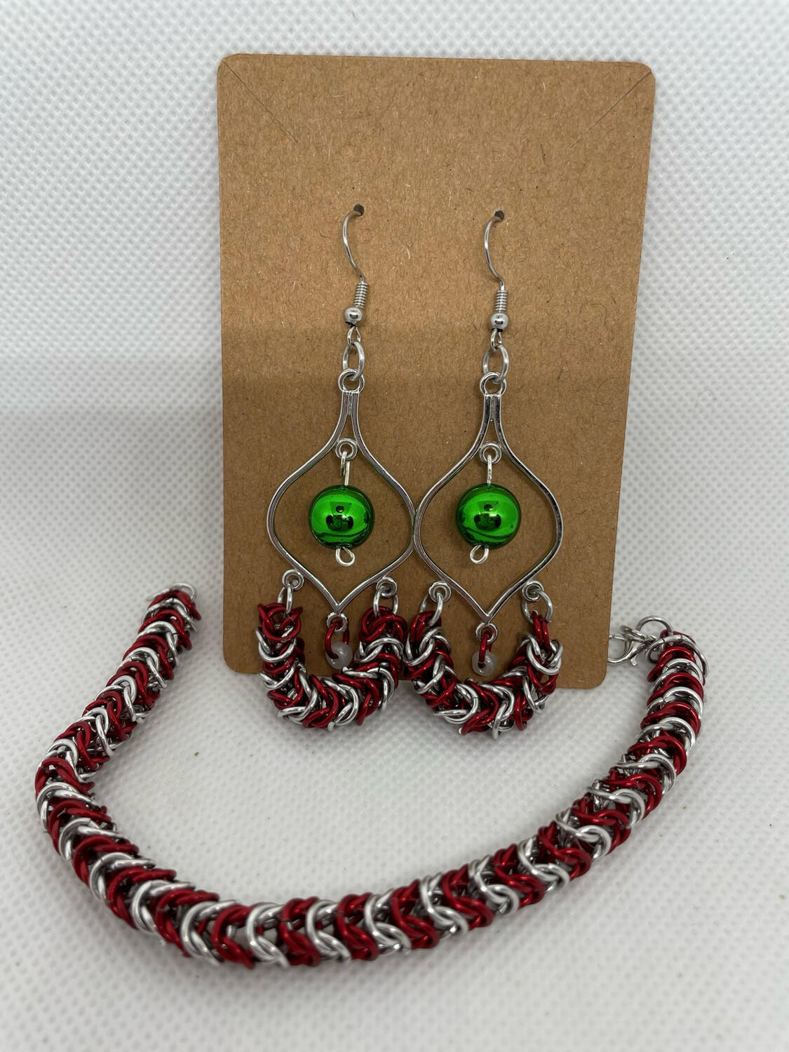Bracelet And Earrings Chain Malle Set