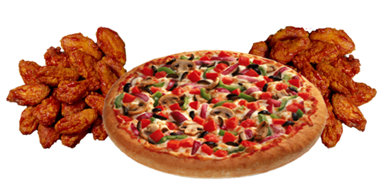 X-LARGE PIZZA AND WING DEAL